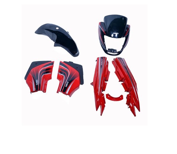 Full Kit Fit for Passion Pro Digital set of 4 Black Red